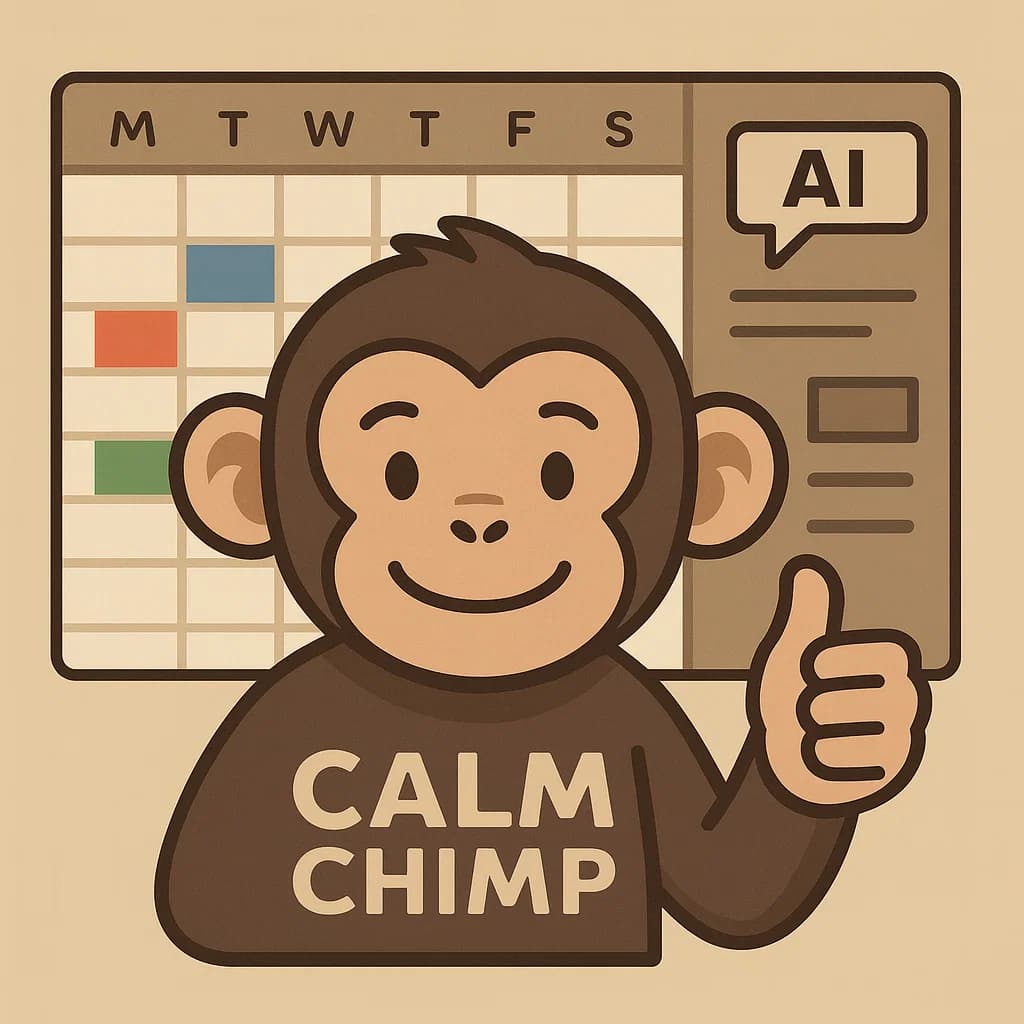 Calm Chimp — Calendar Copilot